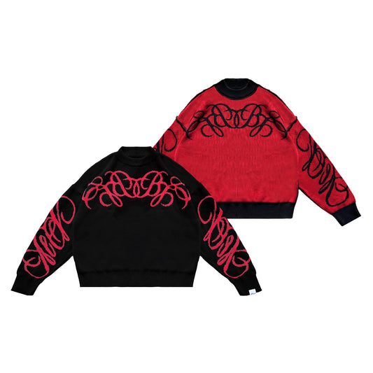 Sweater Reversible (Negro y Rojo) "Slepak" Vol.3