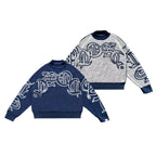 Sweater Reversible "SLEPAK" (Azul x Gris)