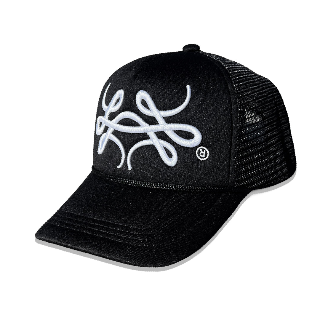 Gorra Trucker Negro "Trigrama"