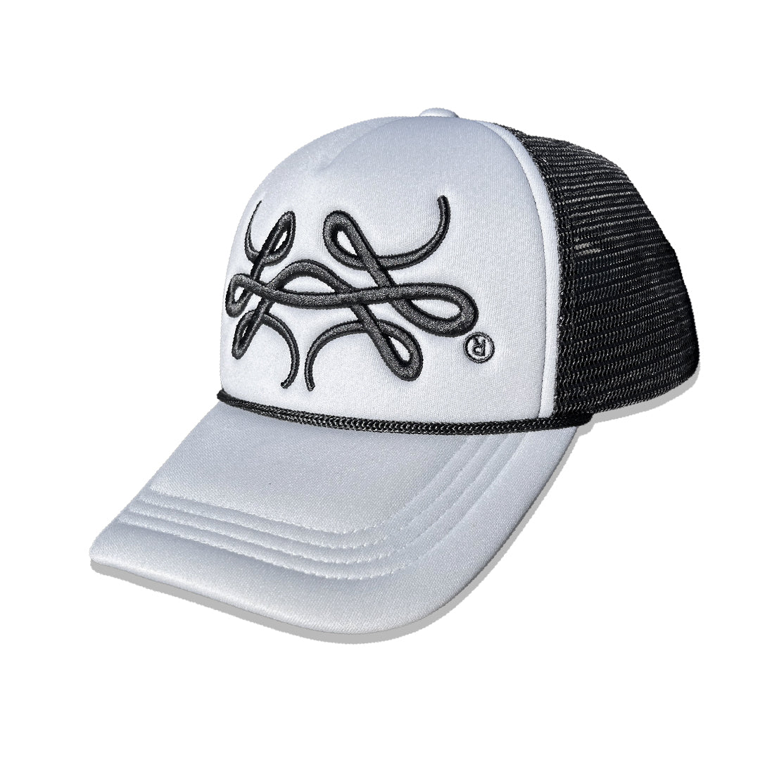 Gorra Trucker Gris "Trigrama"